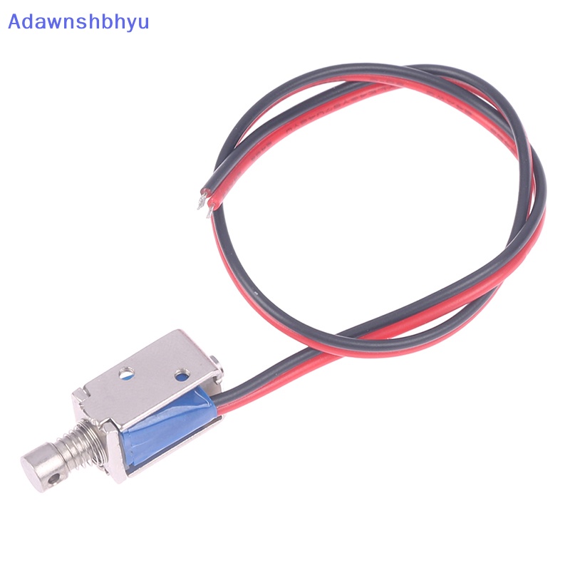 Adhyu DC3V 10mm * 11mm Micro mini Block solenoid Electro Melalui push-pull solenoid Stroke 4mm ID