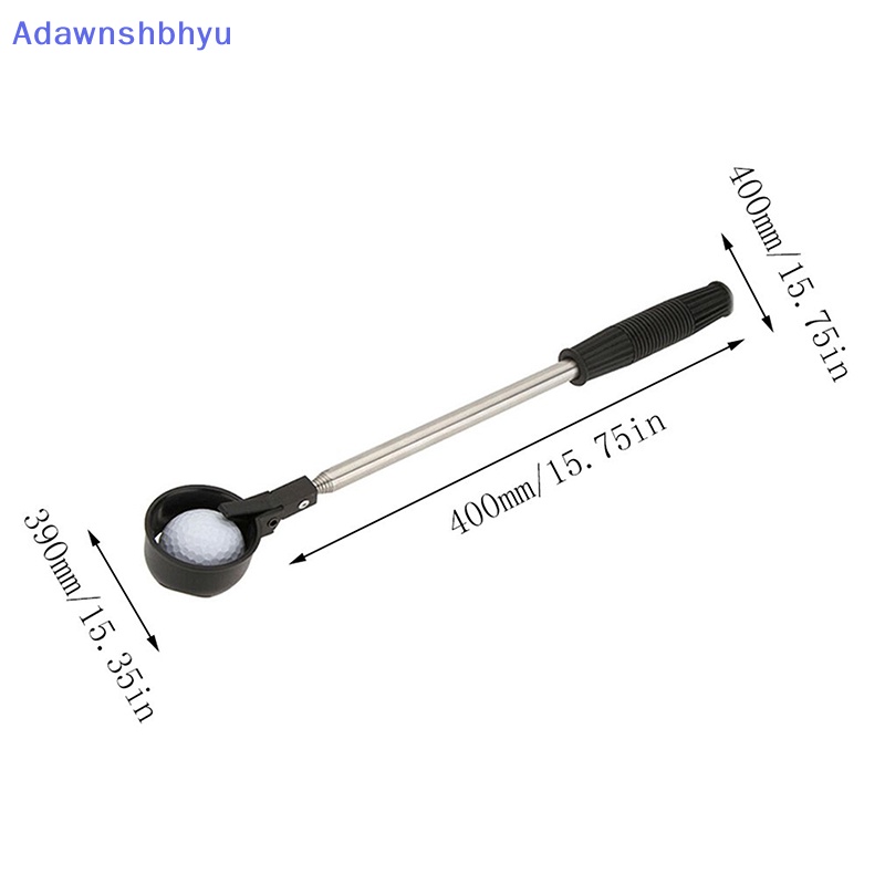 Adhyu Telescopic Golf Ball Retriever Stainless Steel Shaft Bola Golf Pengambil Bola Pick ID