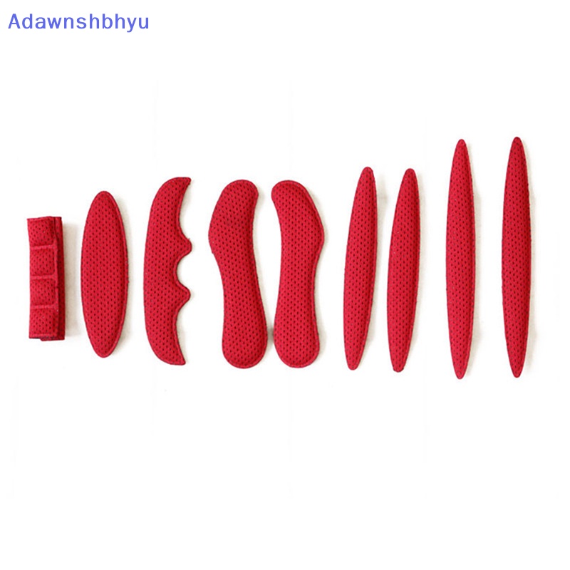 Adhyu 1Set Universal Sepeda/Motor Helm Inner Padding Kit Lining Sponge Pad Set ID