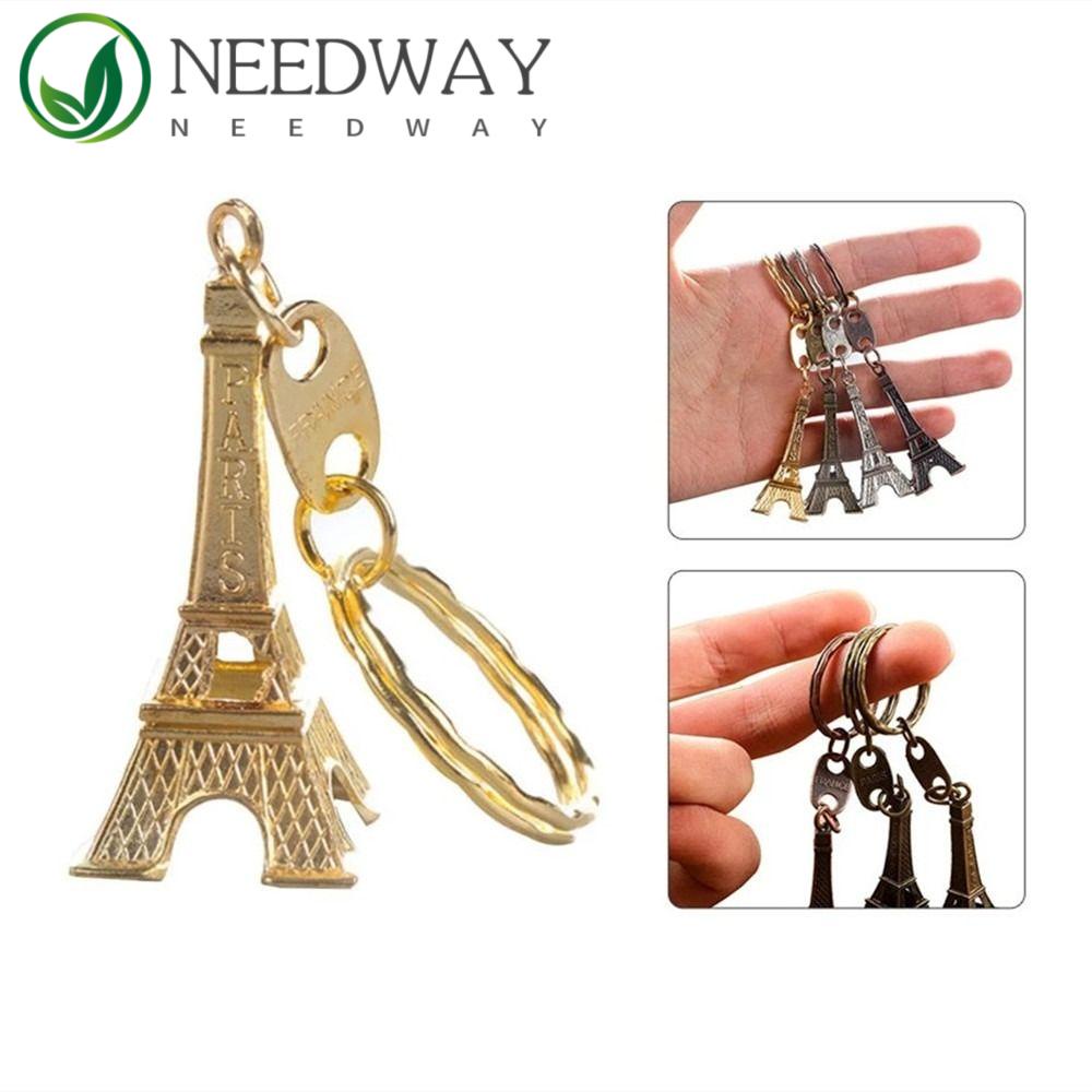 Needway   Gantungan Kunci Menara Eiffel Gadget Pernak Pernik Fashion Hadiah Natal Souvenir Gantungan Kunci Mobil Metal Model Menara Eiffel