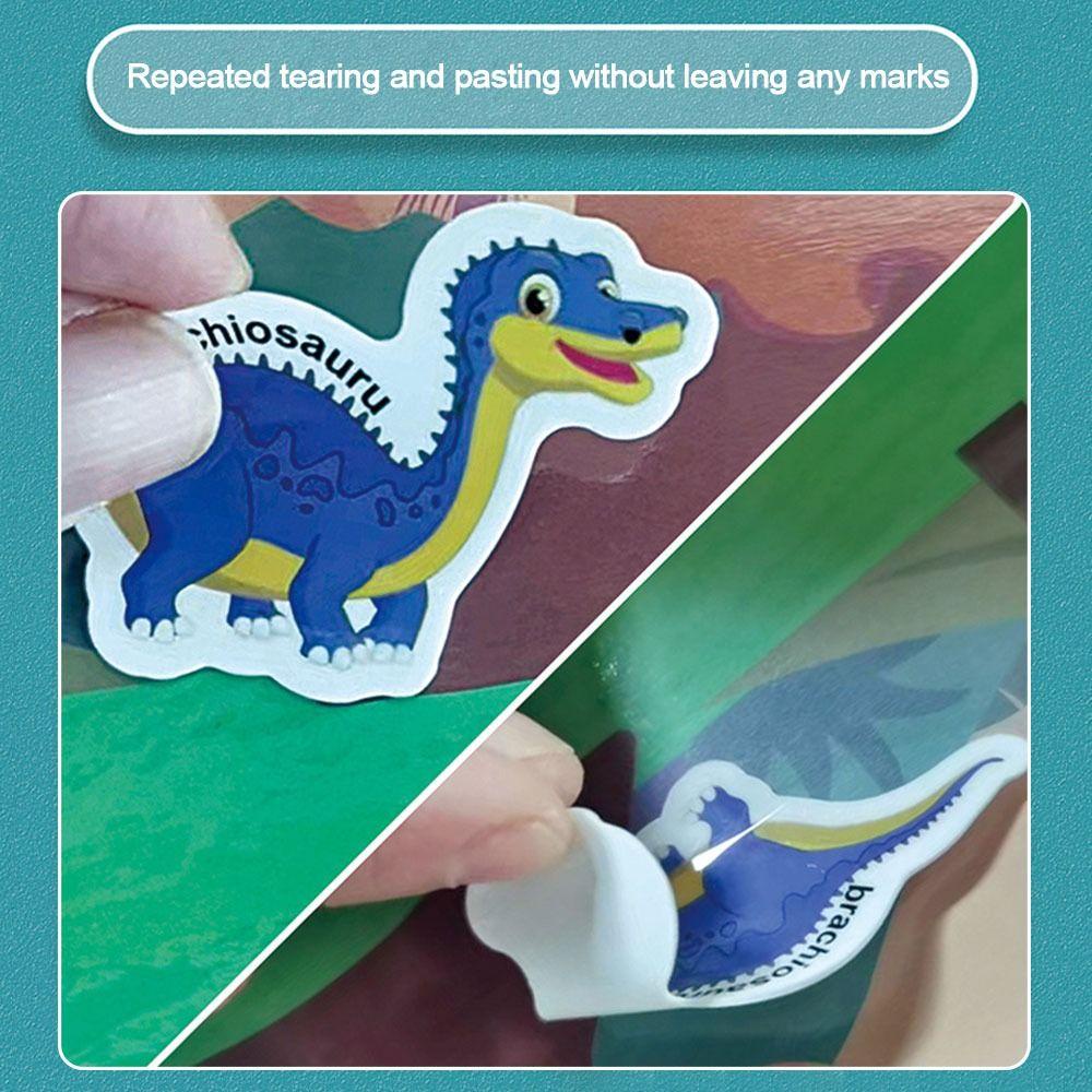 Stiker Pemandangan Anak Nanas Permainan Serangga Animal Edukasi Dini