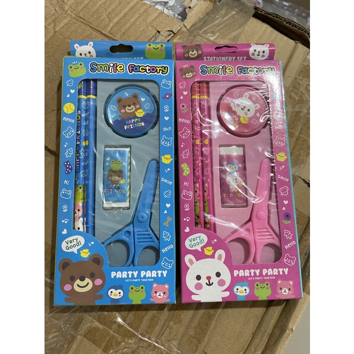 

study set motif smile factory party party satuan -ZilongSell