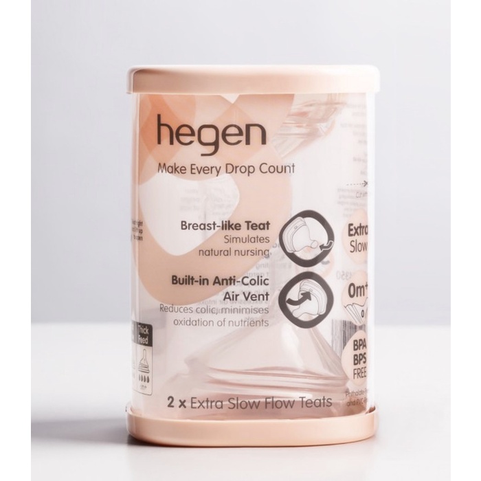 Hegen - Teat EXTRA SLOW FLOW