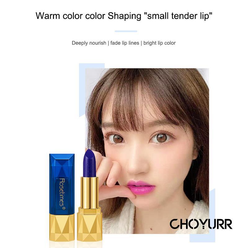 【COD】Blue Lipstik Pelembab Warna Berubah Moisturizing Lip Gloss Waterproof -CH