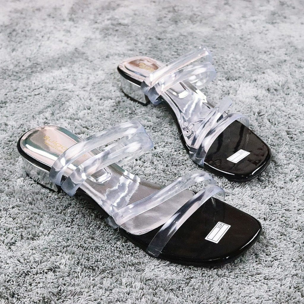 Sandal Heels Wanita Strap Jelly B-MK 06