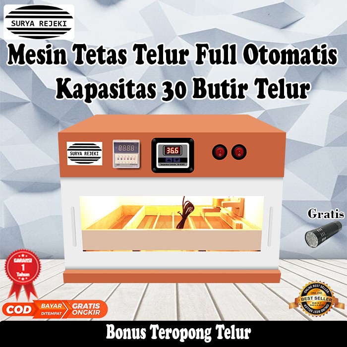 Mesin tetas penetas telur ayam dan bebek otomatis
