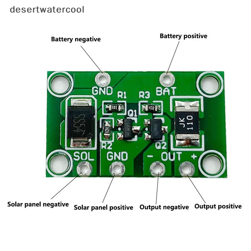 Deid 3.7-24V 1A Solar Panel Light Controller Untuk Solar Lawn Landscape Lamp Circuit Controller Martijn