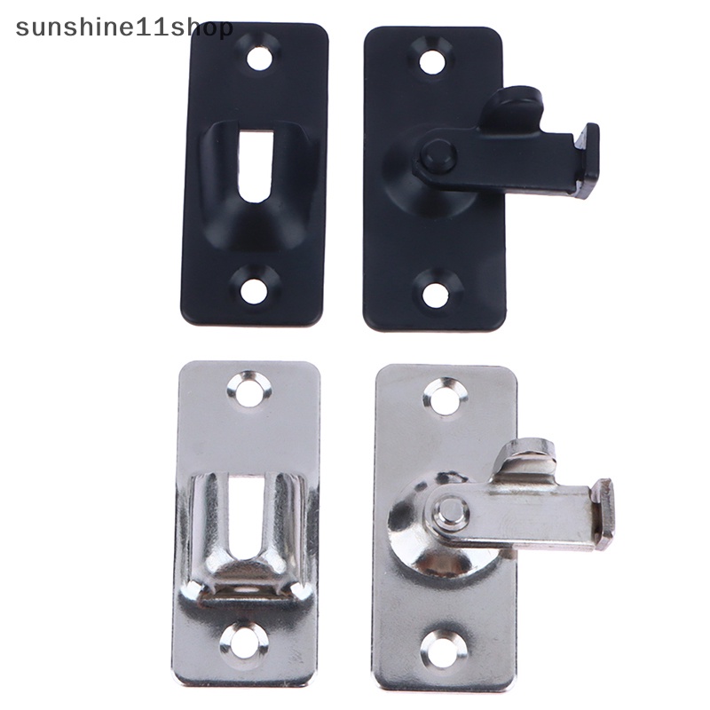 Sho Grendel Pintu Sudut Kanan 90derajat Kunci Pintu Stainless Steel Bolt Flip Door Buckle N