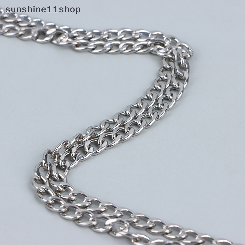 Sho Tali Leher Rantai Gantung Logam Portabel Anti Hilang Lingkaran Cincin Silikon Lanyard N