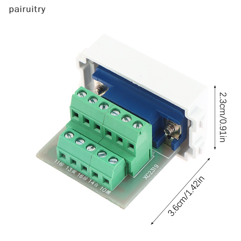 Soket Komputer Modul Slot PC VGA PRT Free Solder 15pins Kualitas Bagus Untuk Wall Panel PRT