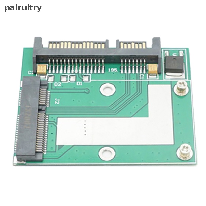 Prt MSATA Ssd To 2.5 ''SATA 6.0gps Adapter Converter Kartu Modul Board Mini Pcie Ssd PRT