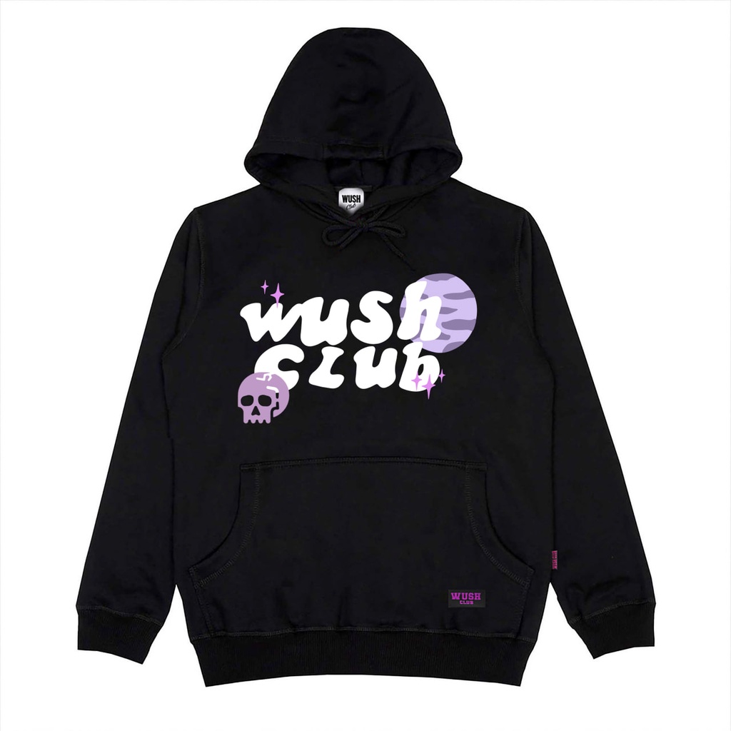 Jaket Hoodie Distro Pria Wanita Streetwear Wush Club skull