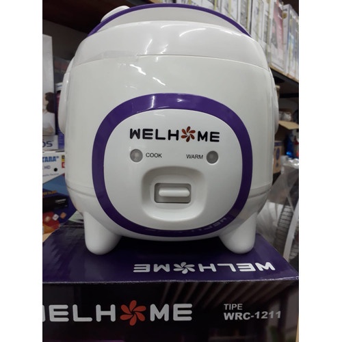 MAGIC COM / RICE COOKER WELHOME WRC 1211 1.2 LITER / PENANAK NASI / MEJIKOM / MAGICCOM / MAGICOM / MEGICOM / MEJIKOM 1 LITER / MAGICCOM MURAH / MAGIC COM KECIL / MAGICCOM KECIL / MEJIKOM 1 LITER KECIL