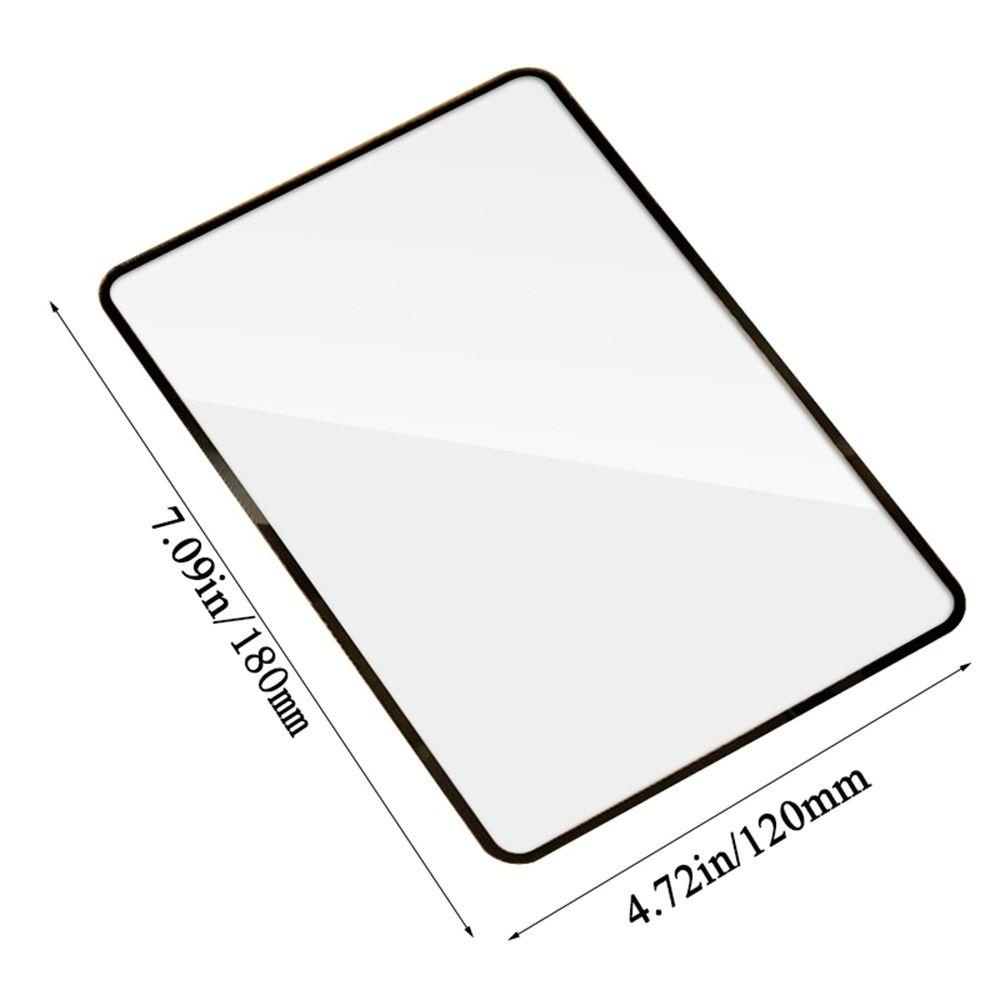 Lanfy Magnifier 1Pcs PVC Pembesaran Ultra-Tipis X3 Untuk Membaca Text Dokumen Lensa Kaca
