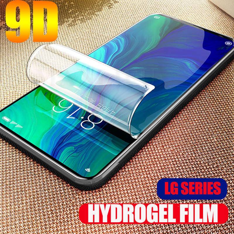 3pcs Film Hidrogel Bening Depan Untuk LG G8X V50S V60 ThinQ 5G UW Full Cover TPU Pelindung Layar Anti Cahaya Biru Untuk LG Stylo 6w10 Alpha W11 W30 W41 W31 Pro Plus