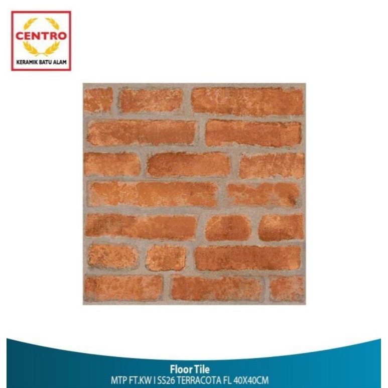 Keramik 40x40 Centro ss26 Teracota by Centro