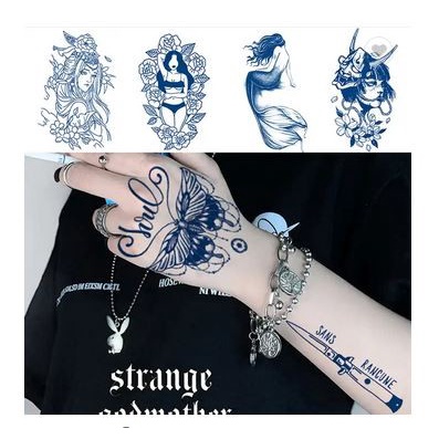 Tatto Semi Permanen Kualitas Import Waterproof Tatoo Sticker Temporer