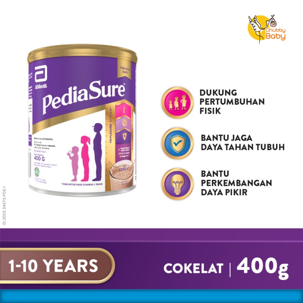 Pediasure - Cokelat 400g (1-10th) | Susu Pertumbuhan Anak