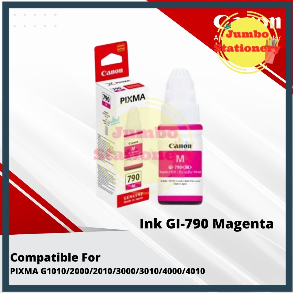 ORIGINAL TINTA PRINTER CANON G1 790 - MAGENTA FOR G1000,G2000,G3000,G4000,G1010,G2010