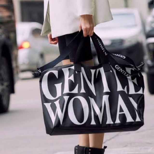 GENTLEWOMAN CANVAS TOTE BAG / GENTLE WOMEN CARYALL TOTE BAG TERMURAH SIAP KIRIM /GNTL WOMEN TOTE BAG BERKAPASITAS BESAR MUAT BANYAK BARANG / TAS YOGA GYM / TAS KULIAH  / TAS VIRAL BANGKOK / TAS IMPORT THAILAND / TOTEBAG WANITA BAHAN KANVAS GENTLE WOMAN