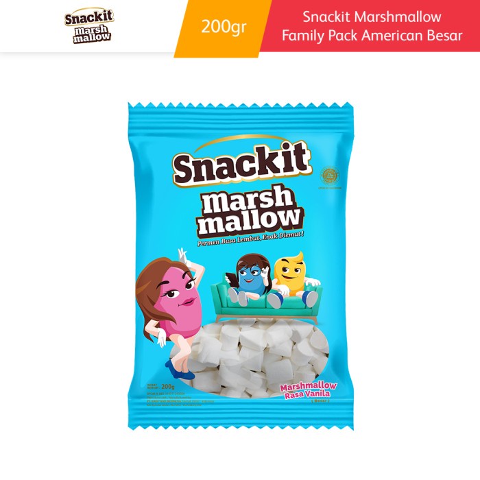 

Viral Realpict Snackit Marshmallow Family Pack American Besar
