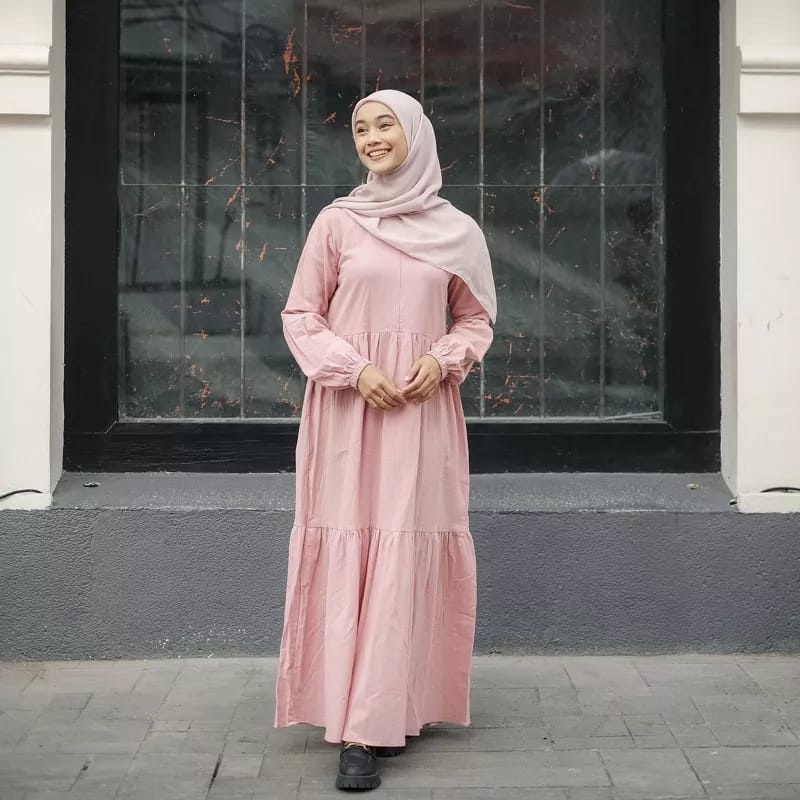 Clarissa dress wanita gamis Remaja