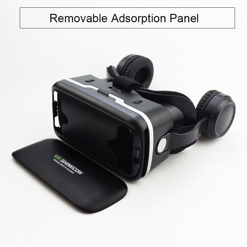 AKN8 - VR SHINECON 6.0 SC-G04E - 3D Virtual Reality Glasses with Headphone