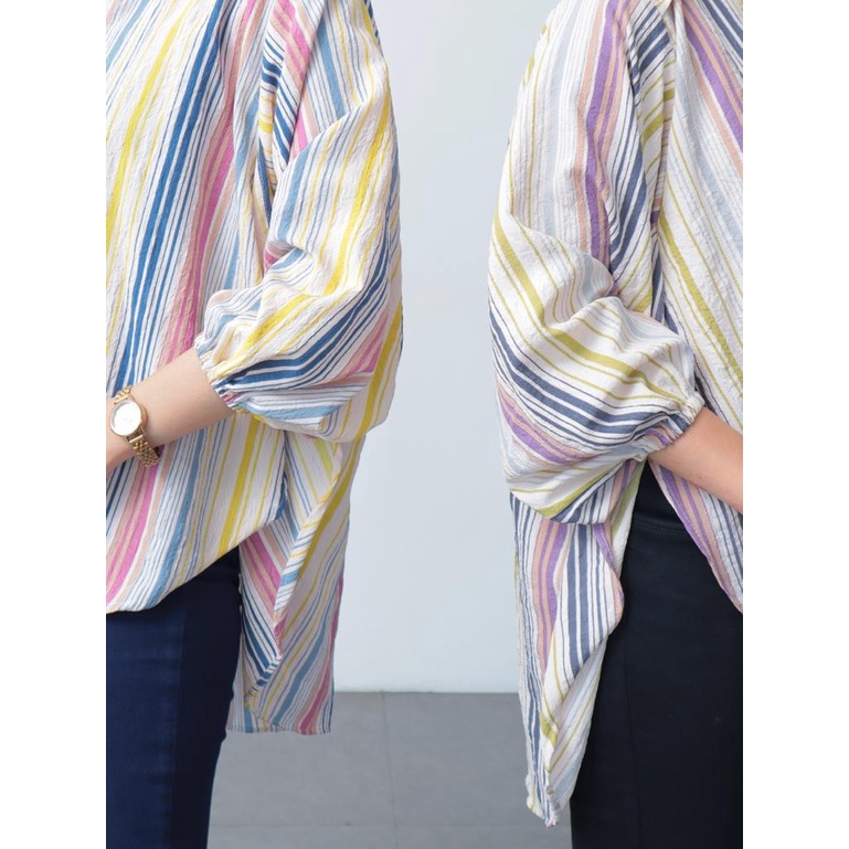 Blouse Candy Stripe Oversize - 2301.01.028