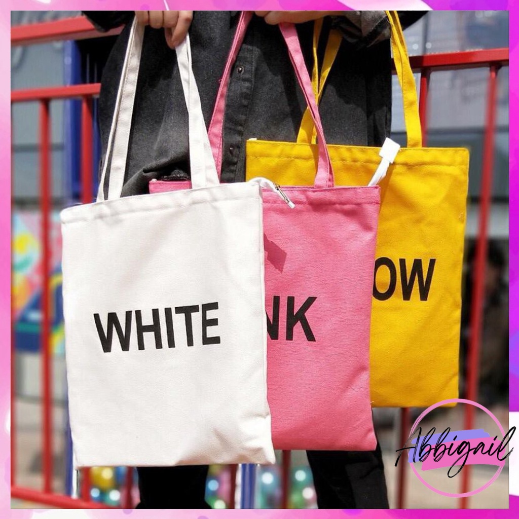 𝘈𝘉𝘎✰ Tas Tote Bag Kanvas Totebag Fashion Korea 1093