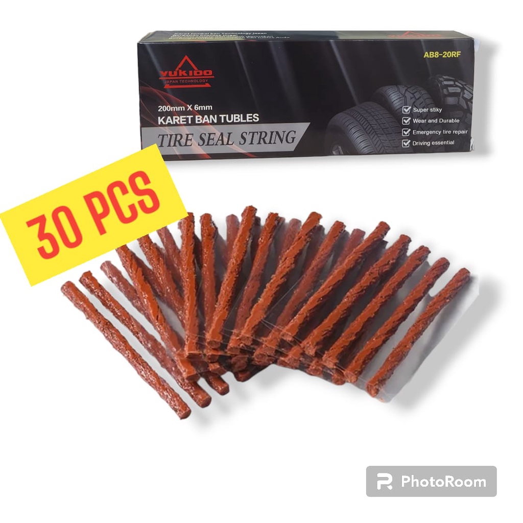 Karet Tambal Tubeless OSSIP, 1 Box (30 Batang)