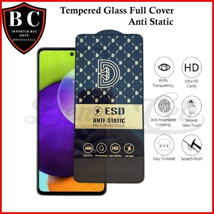 TEMPERED GLASS FULL ANTI STATIC INFINIX NOTE 7 8 10 11 11 NFC 12 G96