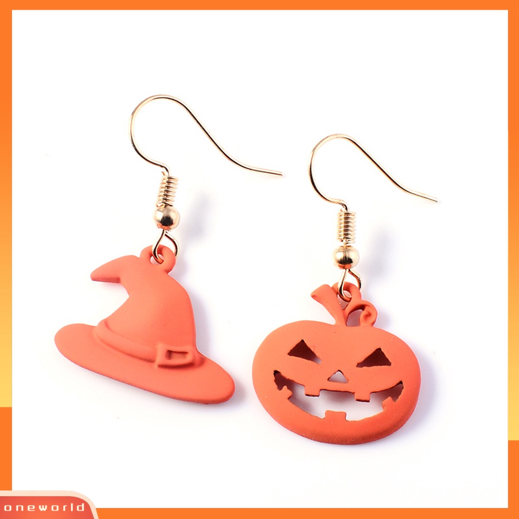 [WOD] 1pasang Anting Halloween Pengerjaan Halus Aksesoris Shiny Semua Pertandingan Indah Alloy Original Ilustrasi Gaya Aksesoris Untuk Pacaran