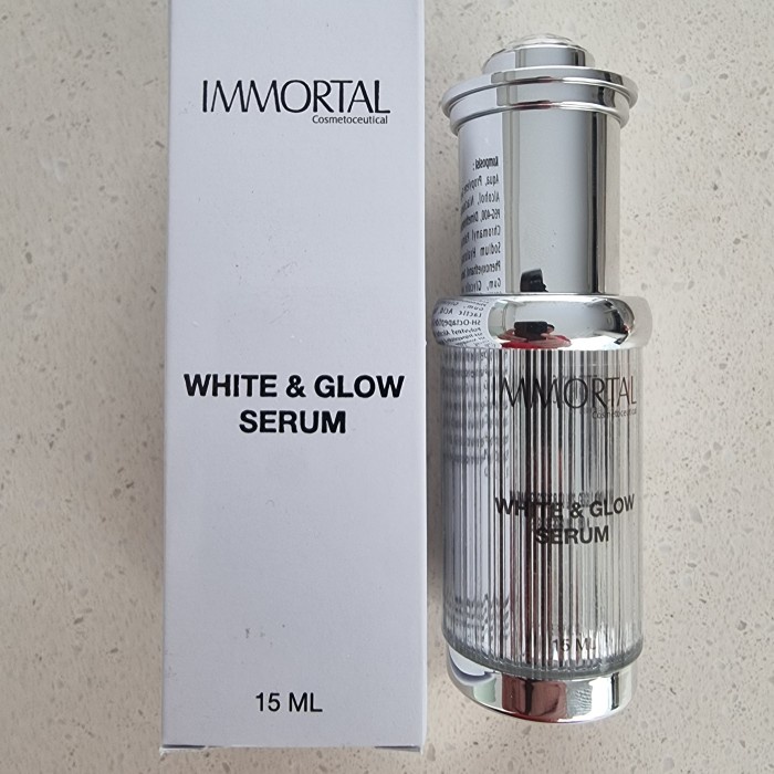 Immortal White And Glow serum / cream - pemutih & pencerah wajah - reg BPOM
