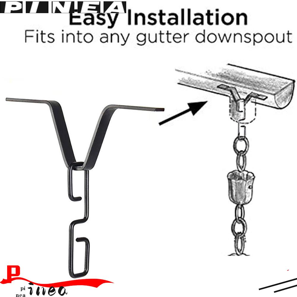 Kait Rantai Hujan Nanas Universal Pemasangan Mudah Klip Talang Berbentuk V