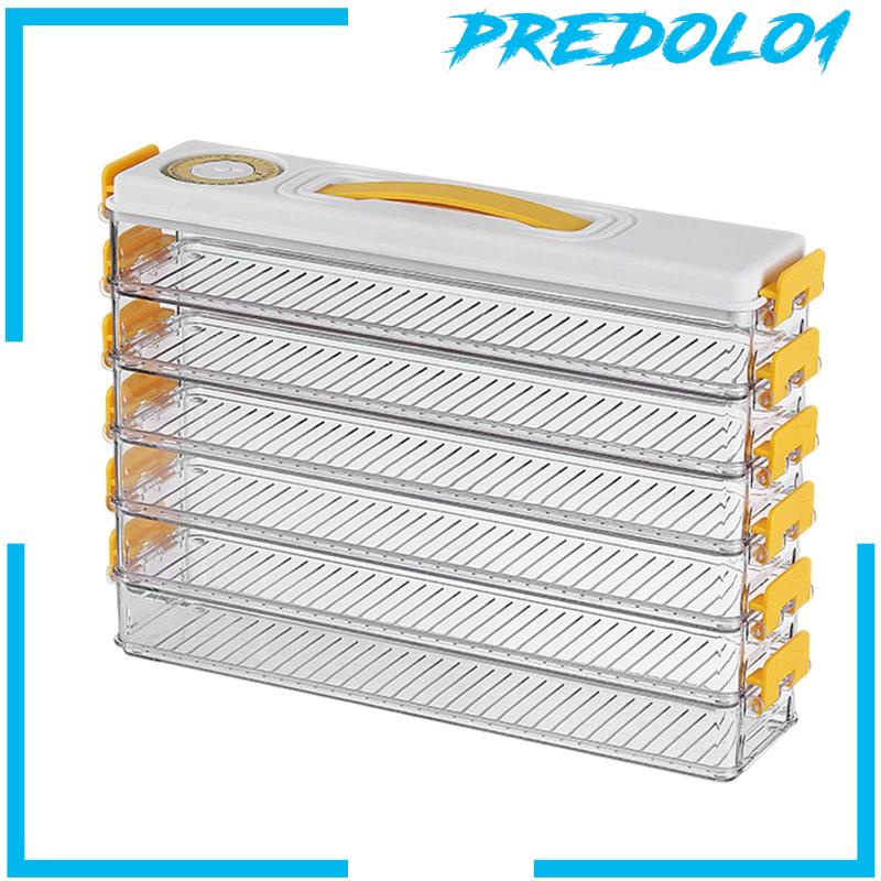 [Predolo1] Kotak Penyimpanan Pangsit Kulkas Multi-layer Kotak Pembeku Makanan Storage Case