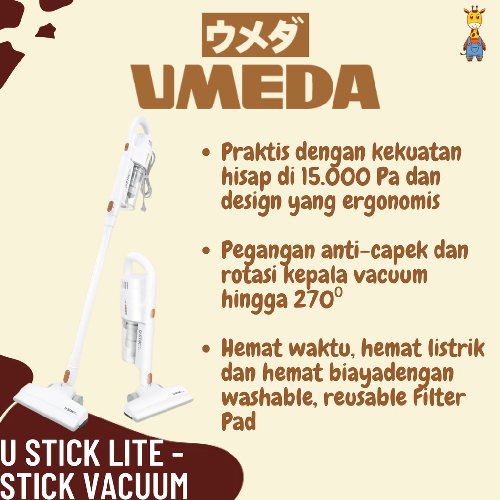 Umeda U Stick Lite - Stick Vacuum