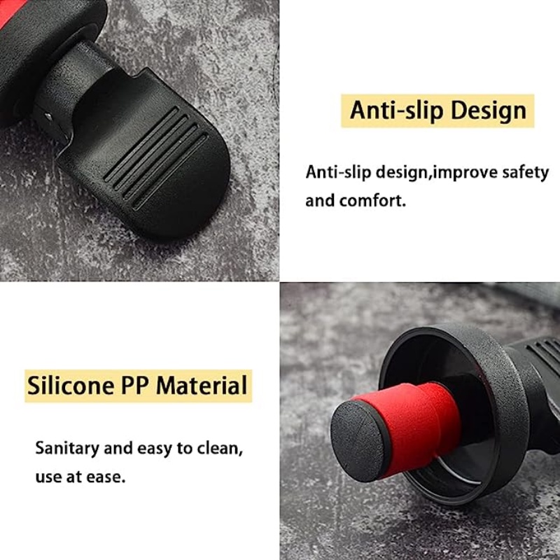 [Fitur] Stopper Botol Tertutup Vakum Dengan Pembuka Minuman Praktis Alat Segar Memopa Udara Red Wine Botter Plug Anti Bocor Champagne Beer Cork Cap