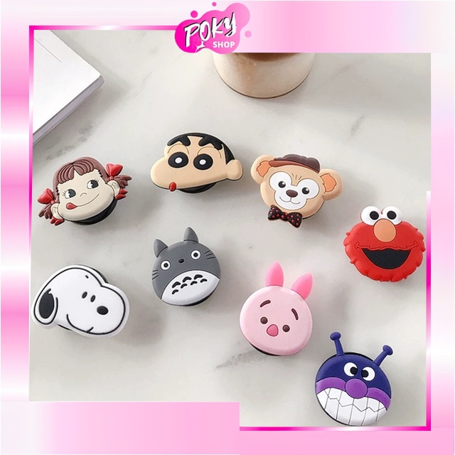 POKY - D6007 Pop Socket Lucu / Pop Socket Bervariasi / Pop Socket Import / Pop Socket Berkarakter / POP SOCKET KARAKTER / Pop Aksesoris HP / Pop Socket HP 3D Karakter Cartoon