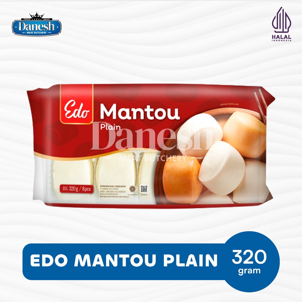 Mantao Plain Edo Roti Sepan isi 8pcs 320 gram