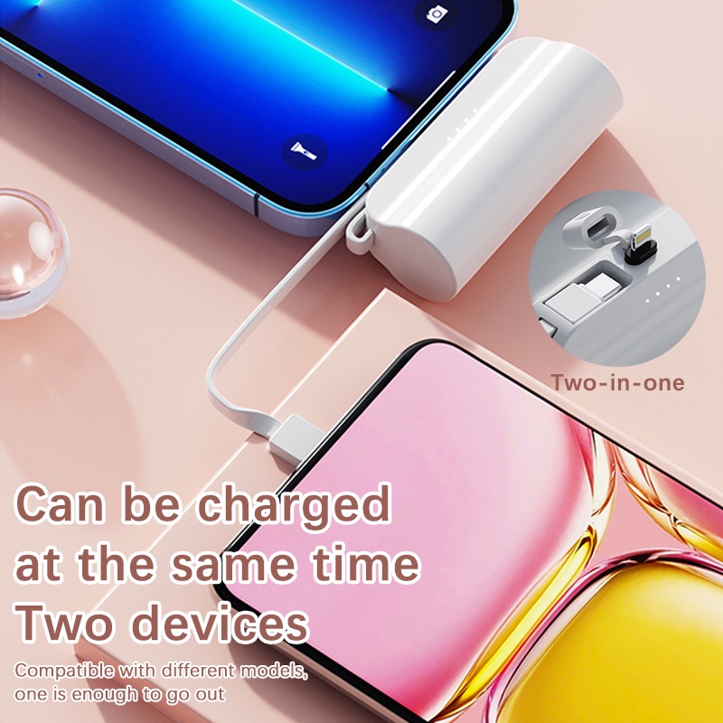 3300mah Cute Mini Portable Powerbank for iPhone Android Micro USB Power Bank Mobile Small Lightweight Mobile Battery