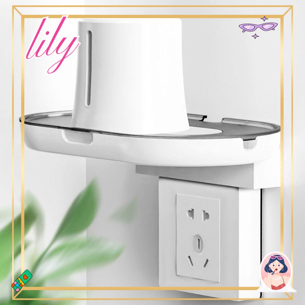 Lily Socket Rak Penyimpanan Kualitas Tinggi Bebas Punch Easy Mounting Cable Organizer