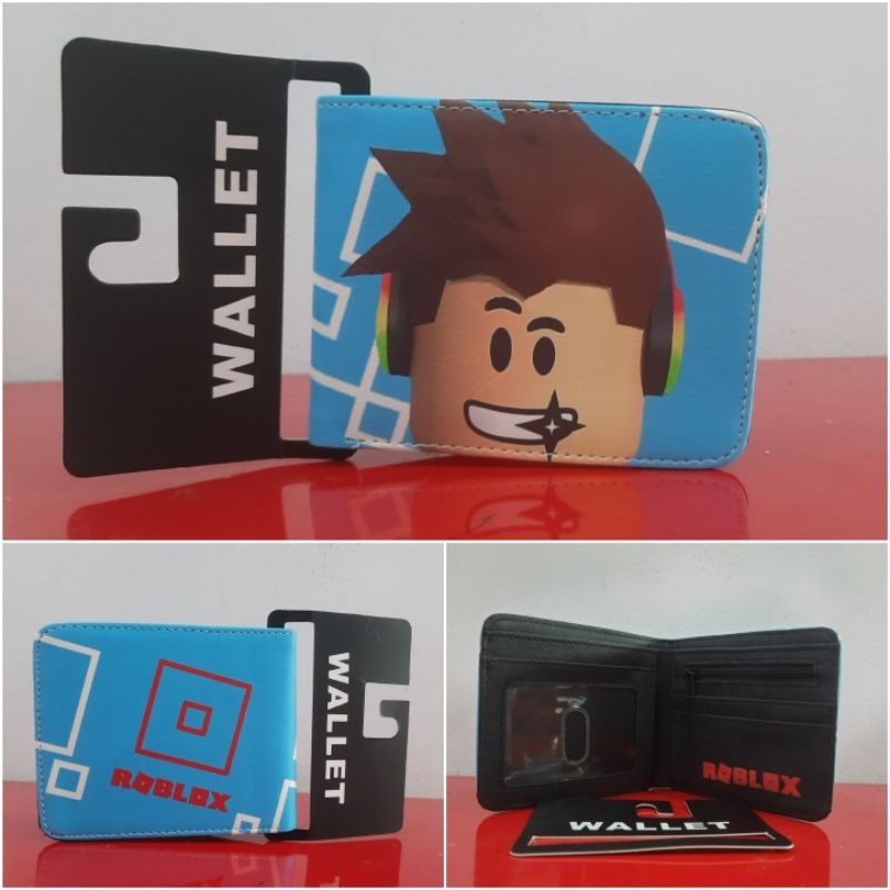 Dompet Anak Laki Laki Cowo Cowok Gambar Karakter Roblox PS Pokemon Super Mario Batman