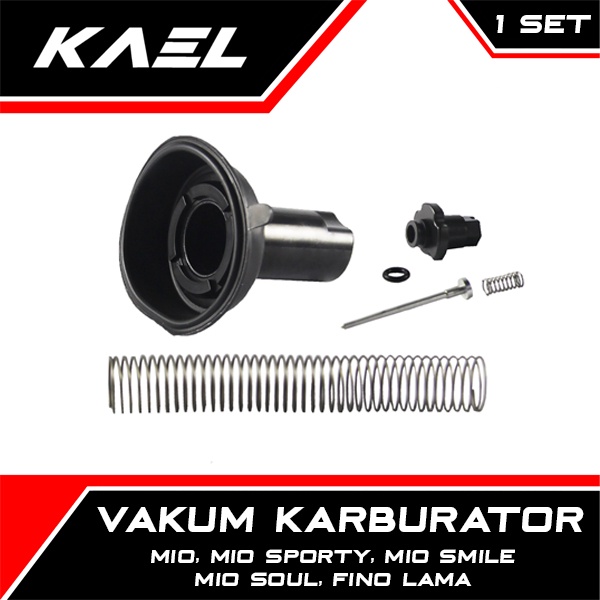 Vakum Karburator Set Fino Lama Karbu Carbu &amp; Mio Sporty Smile Soul Vacum Carburator Assy Set Karet Jarum Per Skep Sekep