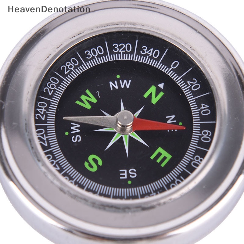 [HeavenDenotation] 1pc 60mm metal stainless steel portable compass Siswa Kompas Olahraga Luar Ruangan HDV