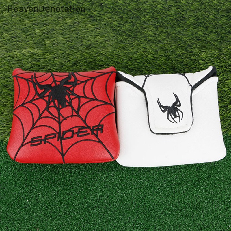 [HeavenDenotation] Square Mallet Putter Cover Penutup Kepala Golf Untuk TaylorMade Spider X HDV