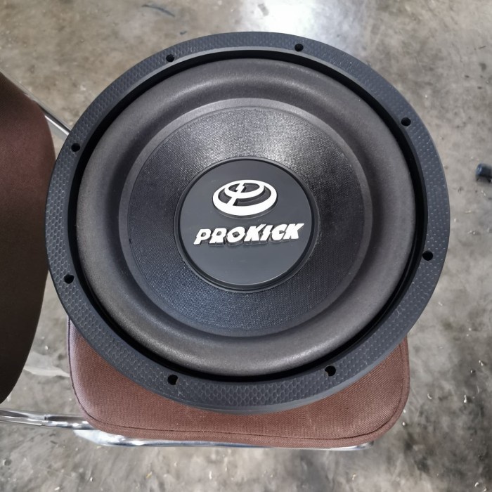 PROKICK PK12X3 subwoofer triple magnet double coil competition baru - Otofocus