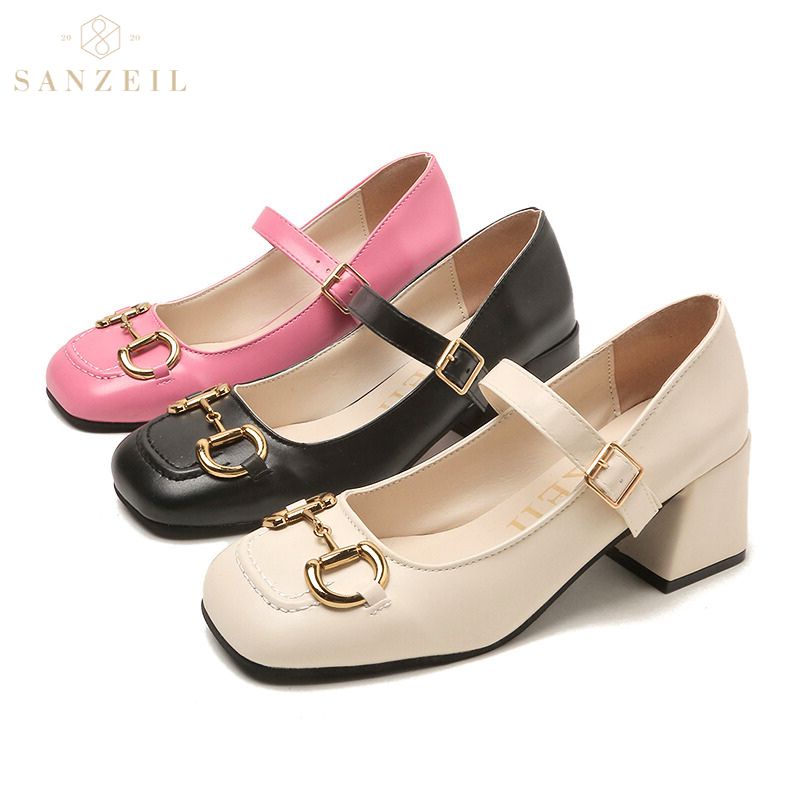 SANZEIL Meina Sepatu Hak Tahu Wanita Import 2220