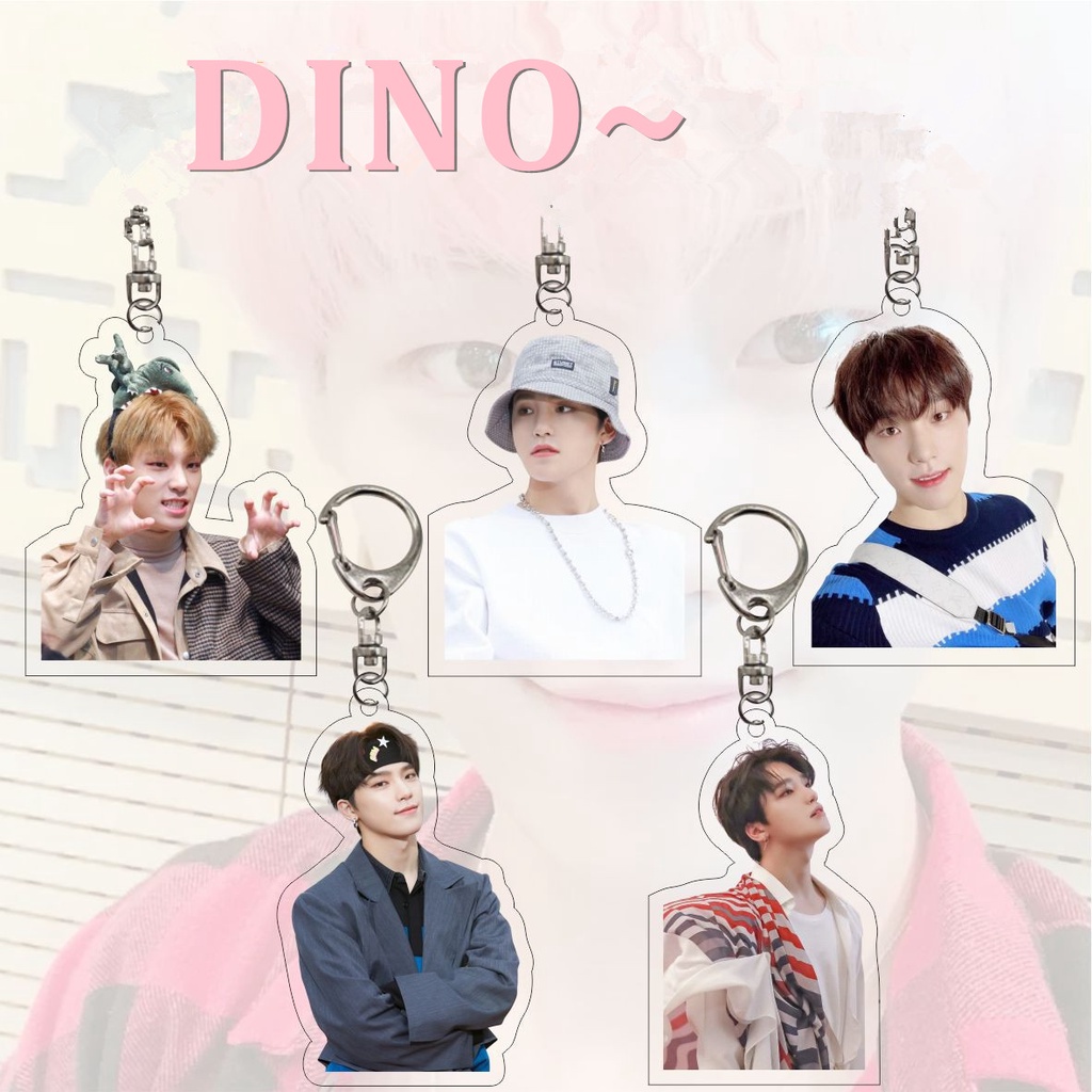 1pc SEVENTEEN Gantungan Kunci Akrilik SEUNGKWAN VERNON DINO Key Ring Gantung Atas