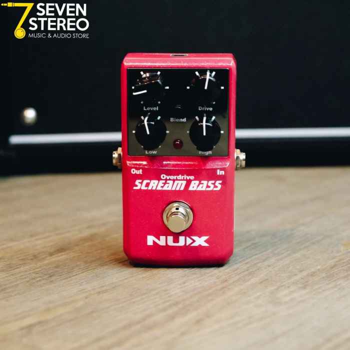 Nux Scream Bass Overdrive Effect Pedal