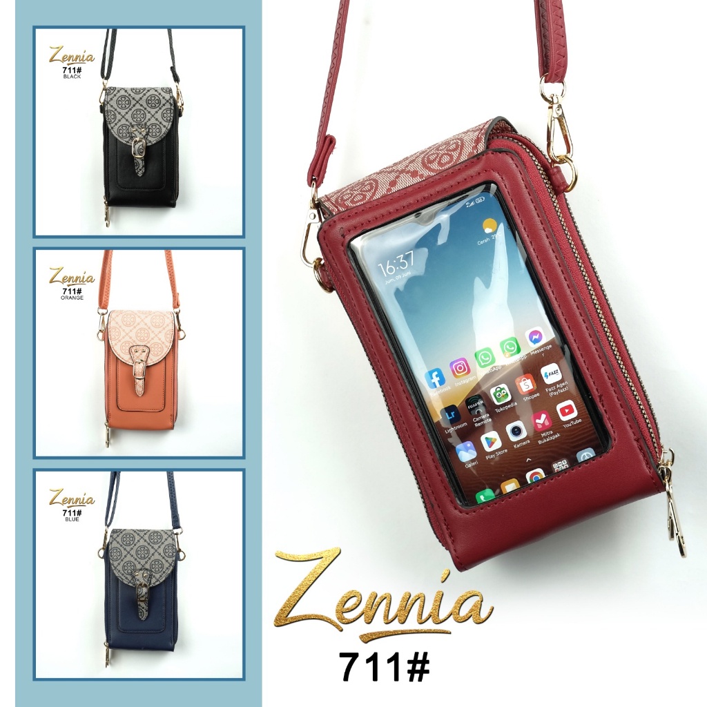 Tas Handphone Zennia 711 Tas Selempang Wanita Tas Slingbag Fashion Korea